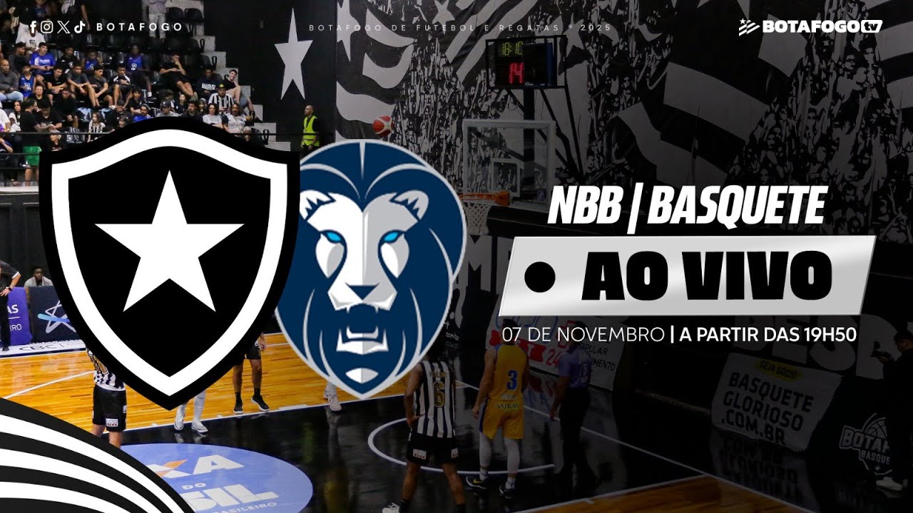 AO VIVO | Botafogo recebe o Rio Claro no Ginásio Oscar Zelaya pelo NBB AO VIVO | Botafogo recebe o Rio Claro no Ginásio Oscar Zelaya pelo NBB