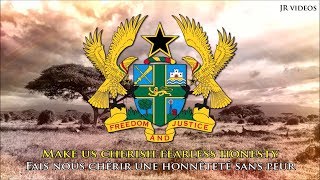 L&#39;hymne national du Ghana (AJ/FR paroles) - Anthem of Ghana (French)