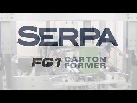 FG1 Carton Former with nesting syringes – Serpa Packaging Solutions