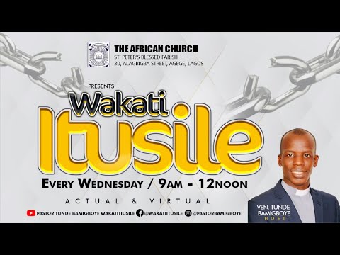 OLUWA JEKI AKOKO ITEWO GBA MI DE "ISAIAH 49 8-10"   - 28TH SEPTEMBER 2022 -  VEN TUNDE BAMIGBOYE