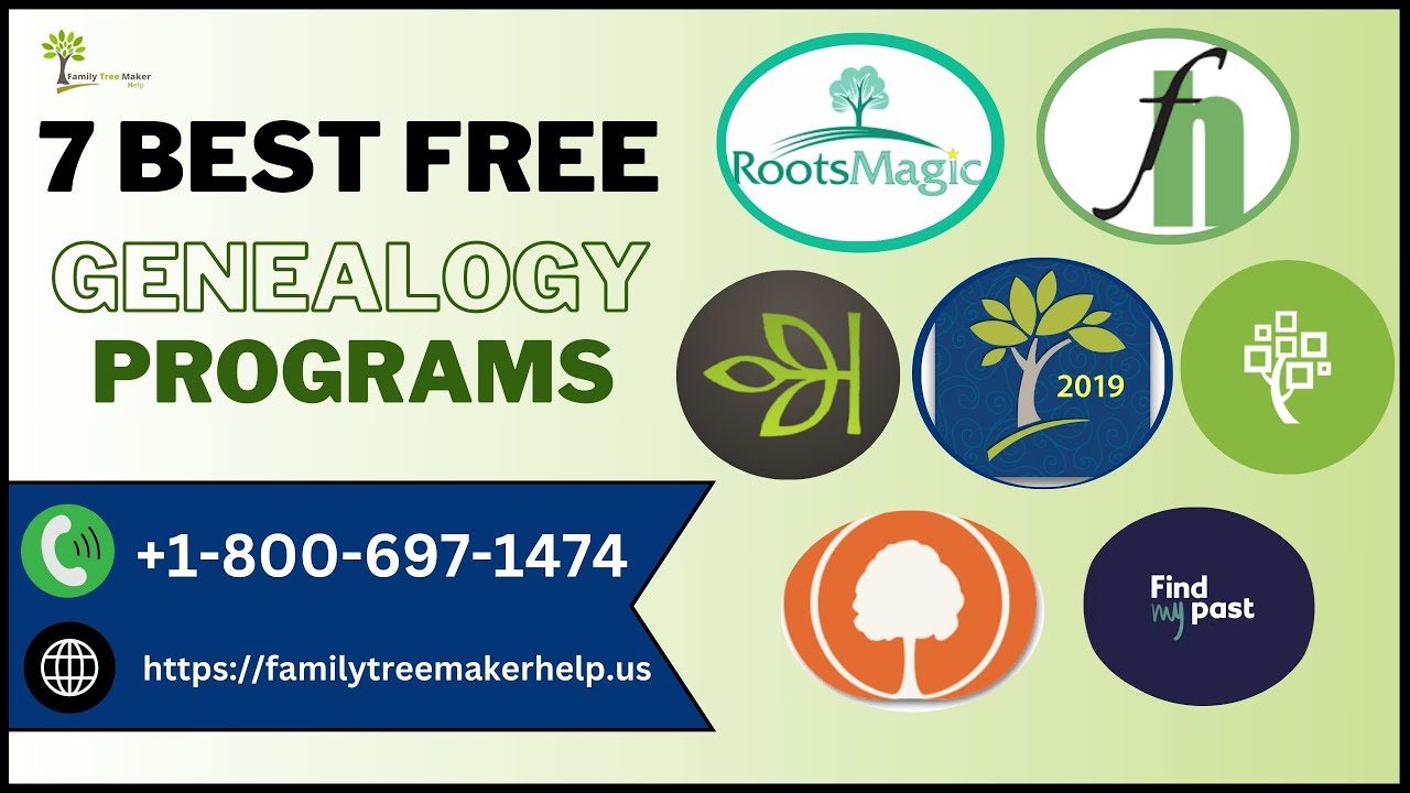 7 Best Free Genealogy Programs For Beginners | Top Free Family Tree Makers | Best Family Tree Maker