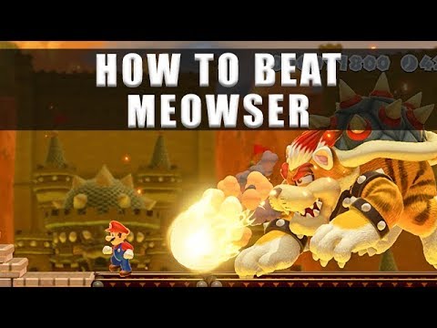 Super Mario Maker 2 how to beat Meowser