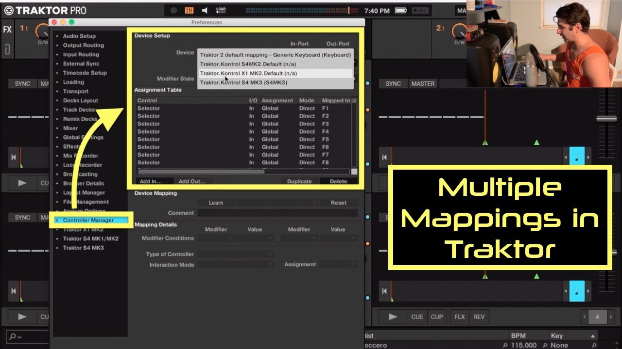 How to use Multiple Mappings in Traktor Tutorial