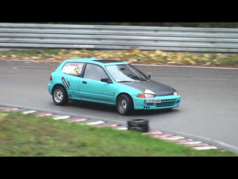 Bieniek Wiktor - Honda Civic - SuperOES 10 Runda  Tor Kielce 22-10-2016