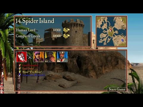 Stronghold crusader extreme HD 1.41 Mission# 14 Spider Island Stronghold crusader definitive edition