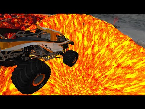 Jumping In Volcano #13 BeamNG.drive
