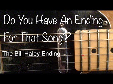 Rock Around The Clock- Great Ending Lick on Guitar! The Bill Haley Ending