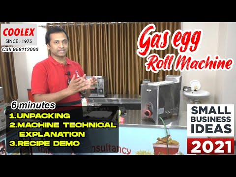 Gas Eggroll Machine
