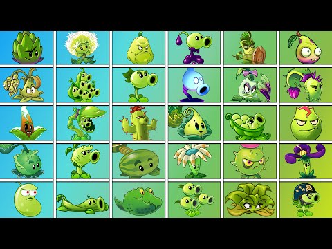 Tournament 30 Best GREEN Plants Max Level Battlez - Who Will Win? - PvZ 2 Plant vs Plant