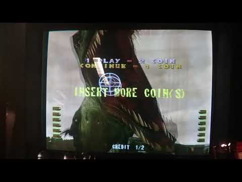 Jurassic park 3 arcade I got 1031531pts!