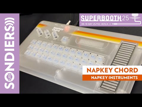 NAPKEY CHORD - 120 accords + un mini synthé facile + midi - SUPERBOOTH 2025