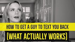 How to Get a Guy to Text You Back (Men Love Messages Like THIS!) | VixenDaily Love Advice