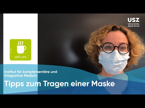 Tipps zum Tragen einer Maske