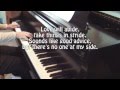 LONG, LONG TIME - Piano Cover with lyrics (sung ...