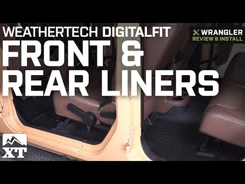 Jeep Wrangler Weathertech DigitalFit Front & Rear Liners (2014-2018 JK 4 Door) Review & Install
