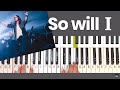 So Will I - Piano Tutorial and Chords (Hillsong Worship)