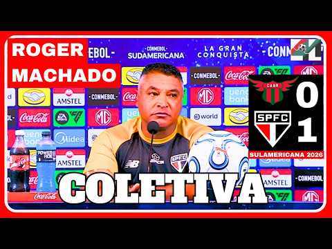 COLETIVA PÓS JOGO BOSTON RIVER URU X SÃO PAULO   CONMEBOL SUL AMERICANA 2026