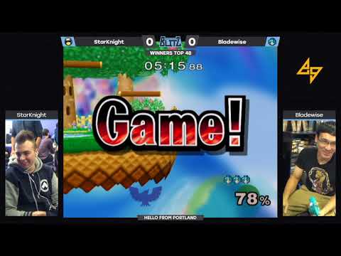 StarKnight (Falcon) vs. Bladewise (Peach) | SSBM W-T48 | BTB2