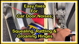 Stop Car Door Noises: Easy Fixes for Squeaking, Rattling & Groaning Hinges"