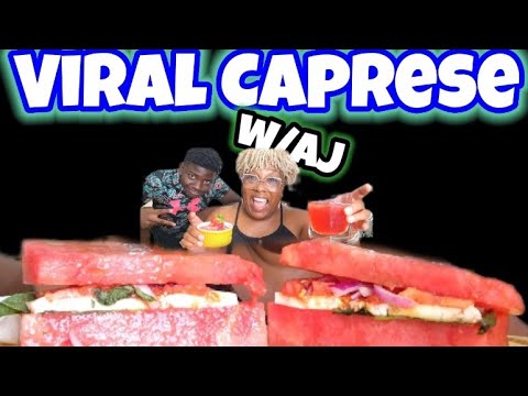 Delicious Caprese Watermelon Sandwich