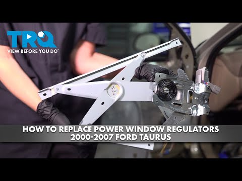 How to Replace Front Power Window Regulators 2000-2007 Ford Taurus