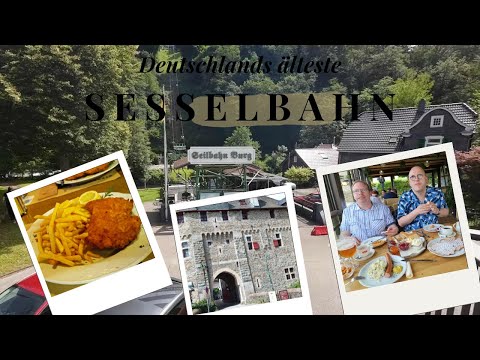 Seilbahn fahren mittin in NRW - Schloss Burg an der Wupper ist einen Besuch wert.