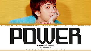 Download lagu G-DRAGON 'POWER' Lyrics (지드래곤 POWER 가사) [Color Coded Han_Rom_Eng] | ShadowByYoongi mp3