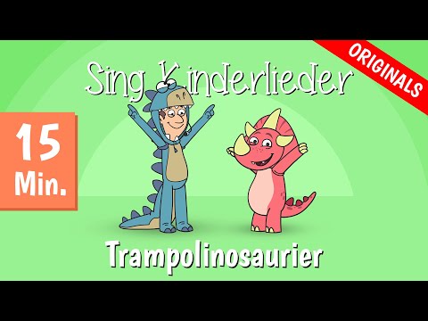 🦖 Trampolinosaurier | Spiel- und Bewegungslieder | JiMi FLuPP Mix | Sing Kinderlieder