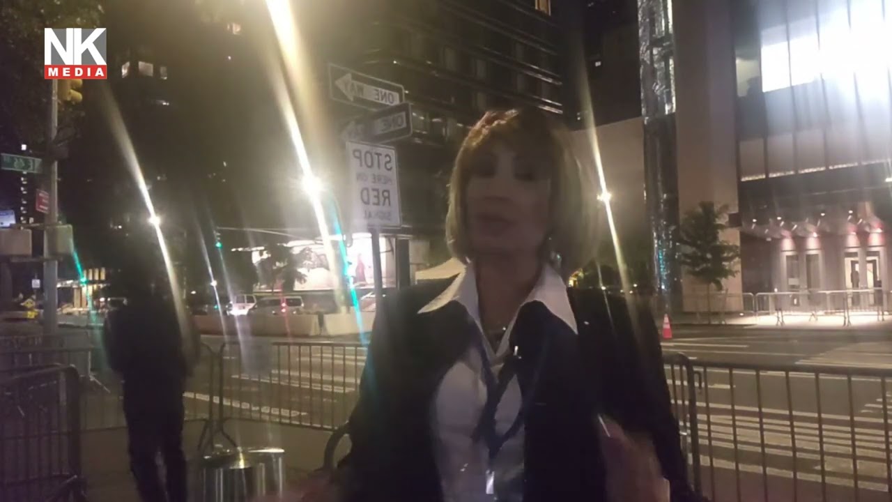 لایف نذیره کریمی از مقر سازمان ملل