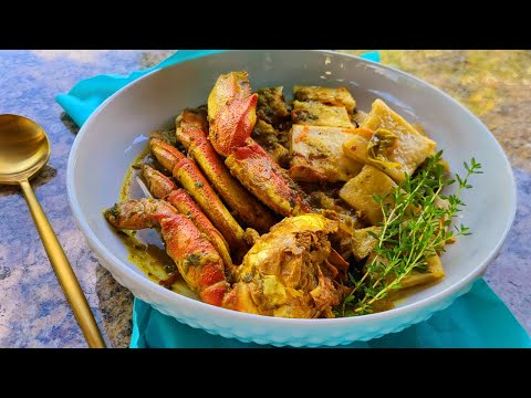 How to make Curry Crab and Dumplings ( Step by Step ) with Dungeness crab - Episode 1184