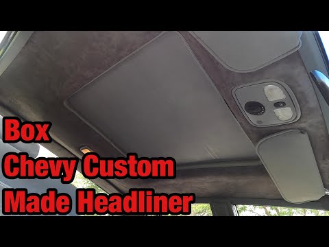 How To Create Your Own Headliner From Scratch CLASSIC CAR PANORAMIC SUNROOF INSTALL BOX CHEVY