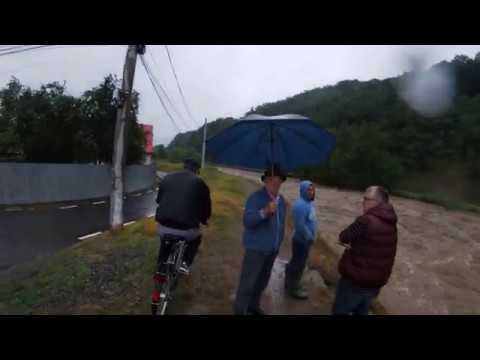 Râul Bistra după multe zile de ploaie 18.06.20