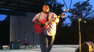 Christone Kingfish Ingram plays the &quot;Star Spangled Banner&quot; &amp; Hey Joe