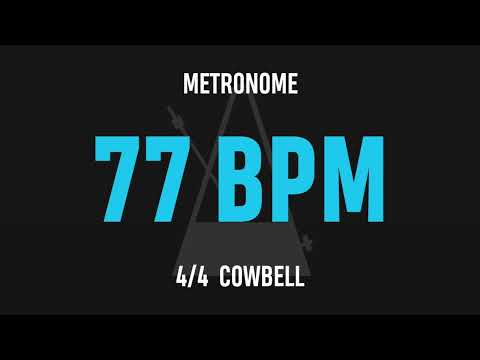 77 BPM 4/4 - Best Metronome (Cowbell)