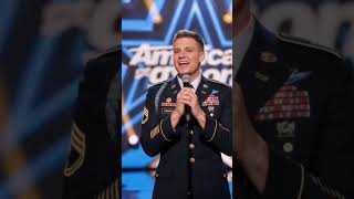 Military man stuns AGT #agt