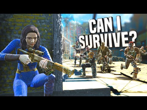 Fallout 4 On Survival, 1 HP And PERMADEATH!