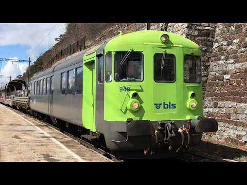 [FR/DE] Trafic ferroviaire/Bahnverkehr Lötschberg Hohtenn - Transports Publics Suisses
