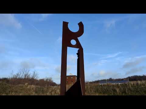 " Море Стали " , Бефервяйк на Море , дюны , дот и Металлургически Завод ТаТа  Стиил .