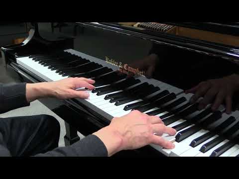 Kohler & Campbell Grand Piano 5'8 Black Polish image 6