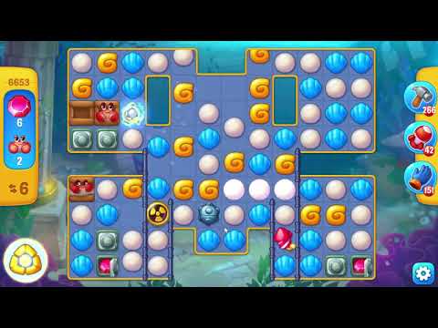 Fishdom 6653 Level - 16 moves - NO BooSTERS