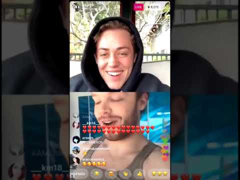 Cameron Monaghan and Ethan live IG chat