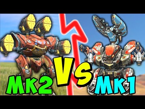 Mk2 Vs Mk1 - Battle-Rec Vs My Own Account War Robots Gameplay WR