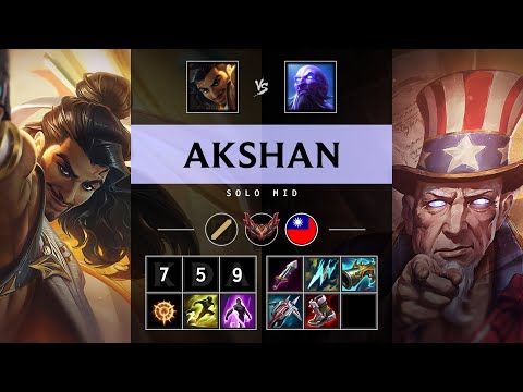 Akshan Mid vs Ryze - TW Grandmaster Patch 25.17