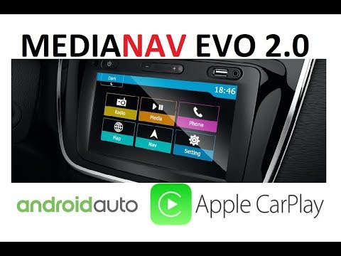 MEDIANAV Evolution con Apple CarPlay y Android Auto. Dacia / Renault. Novedades.