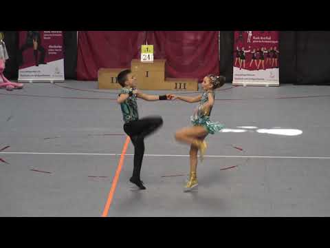 Ruzics Nimród-Brulich Kiara, juvenile páros, 2019.03.24. Területi verseny