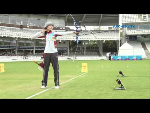 Justyna Mospinek v Hayakawa Ren – recurve women’s semifinal | London 2012 Olympic Test Event