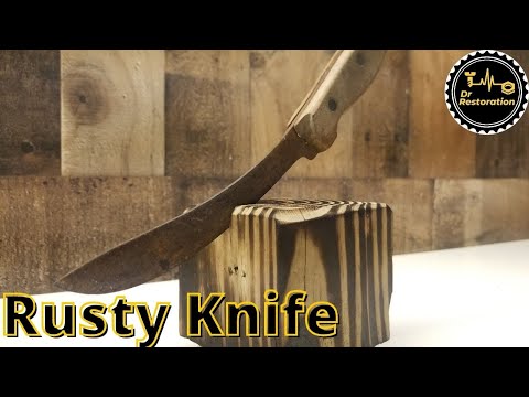 Butcher Knife Restoration into 'One of a kind'