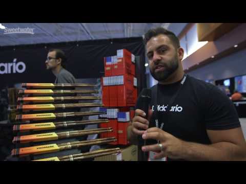 D'Addario TXDCTFW-FG Tim Fairbanks FireGrain Hickory Drumstick, Wood Tip image 6