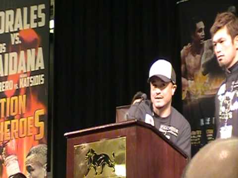 NOBUHIRO ISHIDA at the post Kirkland fight press conference