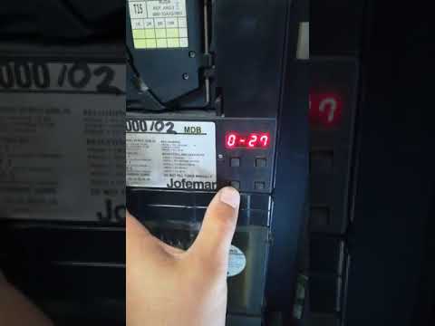 Сброс ошибки монетника без перезагрузки до заводских кофе аппарата Джофемар (Jofemar) G500/250/546